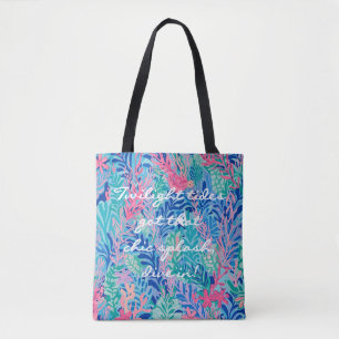 Tote bag in stylish graphic