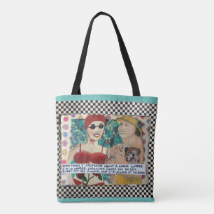 TOTE BAG=IT'S MY DOG'S HOUSE. BAG