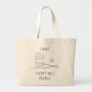 tote bag knitting XL