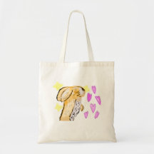 Tote bag Le lapin vous aime !