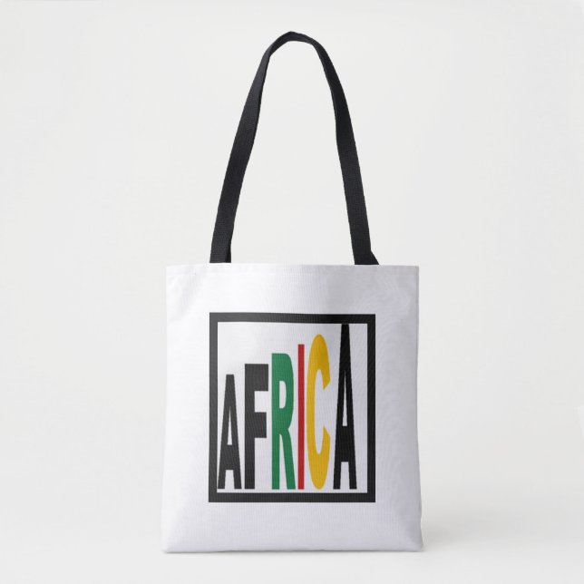 Tote Bag, Medium   AFRICA Bag (Front)