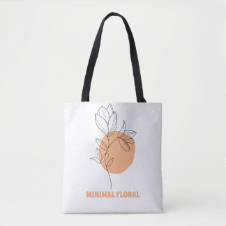 Tote bag mockup minimal design
