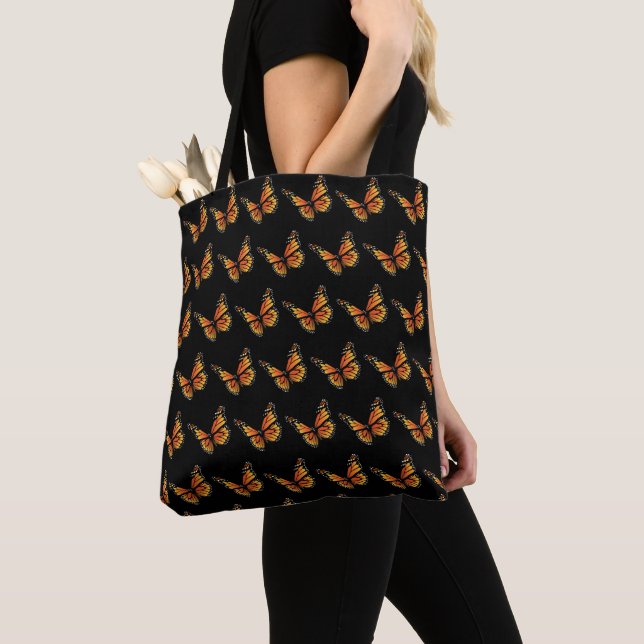 Tote Bag - Monarch Butterflies & Caterpillars (Close Up)