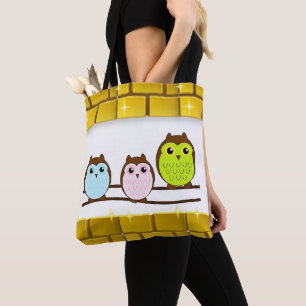 Tote Bag Mother's Day Owl