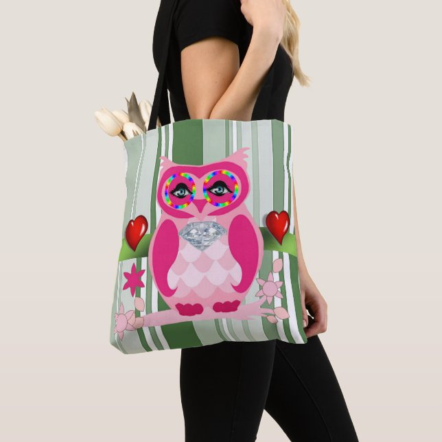 Tote Bag Mother's Day Owl (Close Up)