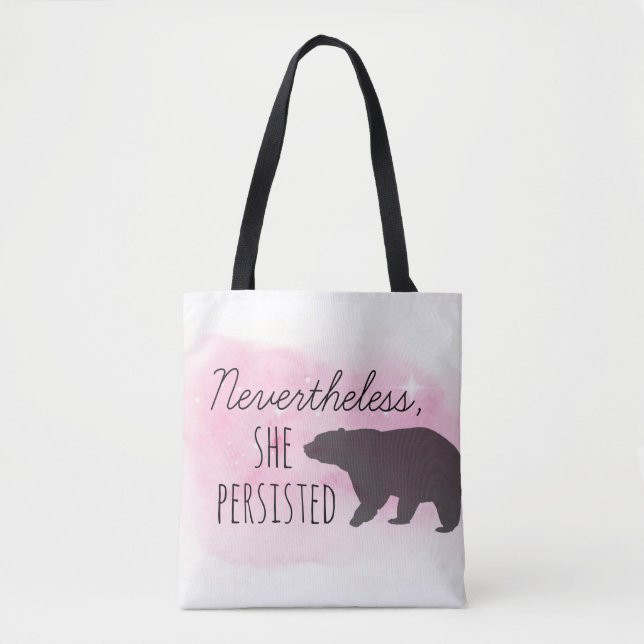 Tote Bag - Nevertheless, She Persisted - Mama Bear (Front)