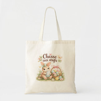 Tote Bag Pâques "Chasse aux œufs"
