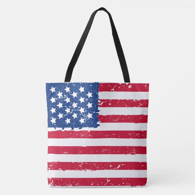 Tote Bag-Patriotic Bag (Front)