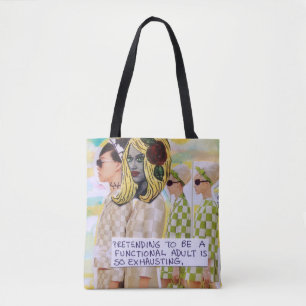 Tote bag- pretending to be a functional adult bag