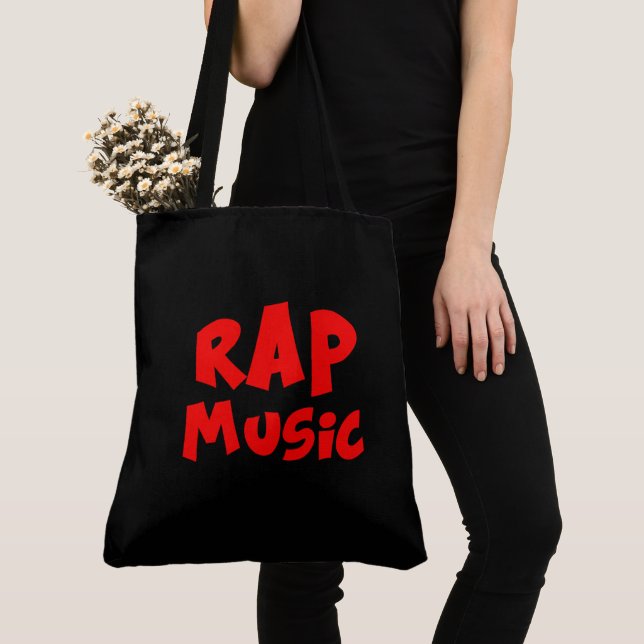 Tote Bag Rap music (Close Up)