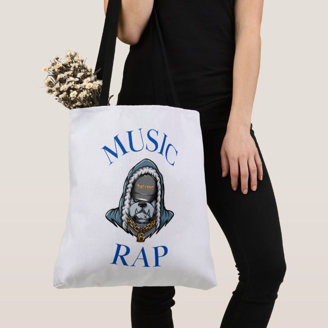 Tote Bag Rap music (Close Up)