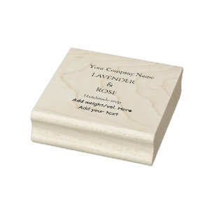 Tote Bag Rubber Stamp