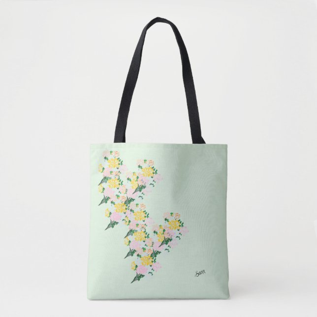 Tote Bag  : Spring Flowers  (Front)