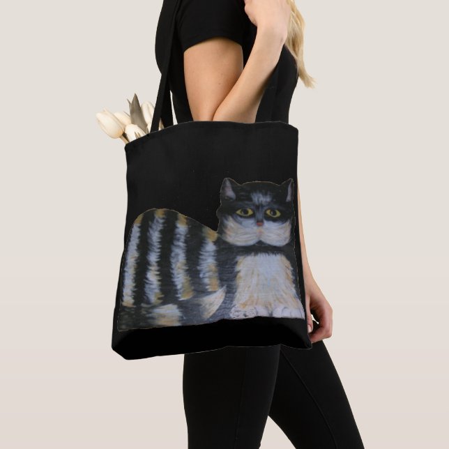Tote Bag - Striped Cat (Close Up)