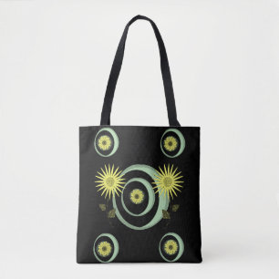 tote bag sunflowers