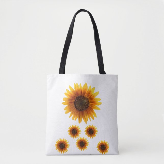 tote bag sunflowers (Front)