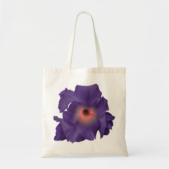 Tote Bag Sword Lily Indigo Pink (Front)