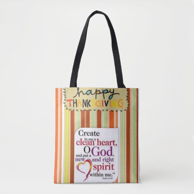 Tote bag thanksgiving (Front)