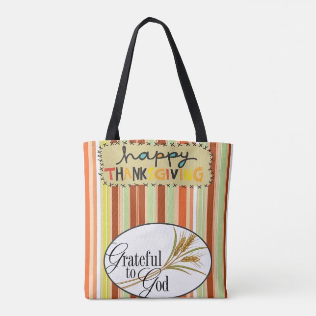 Tote bag thanksgiving (Back)