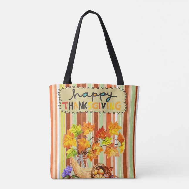 Tote bag thanksgiving (Back)