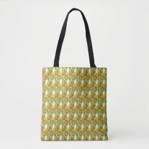 Tote Bag - Three Dimensional Flowers