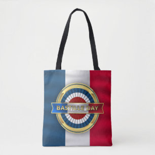 Tote bag to celebrate bastille day