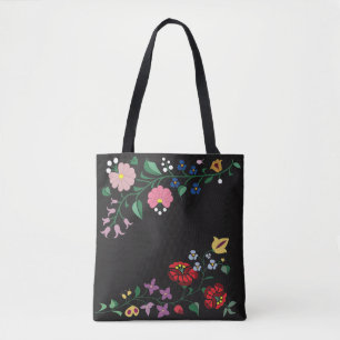 Tote Bag- Traditional Hungarian flower Bag