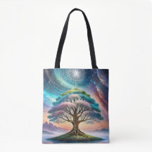 Tote bag - tree of life graphic design