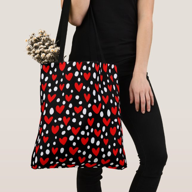 Tote Bag Valentines Day (Close Up)