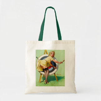 tote bag vintage rockabilly bombshell