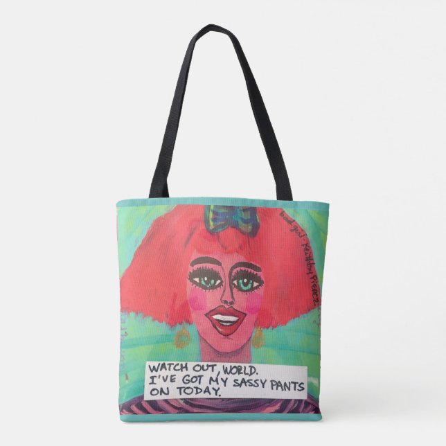 Tote bag- Watch out world! I've Bag (Back)