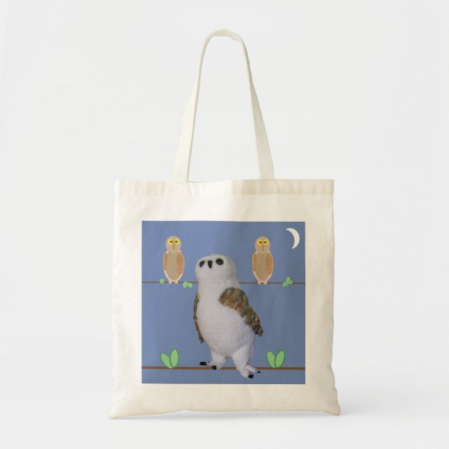 Tote Bag - Who-o-o-s the Real Owl (Front)