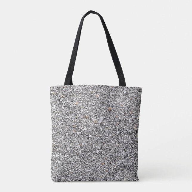 Tote Bag with a Grey Speckled Design (Back)