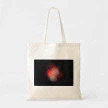 Tote bag with bokeh effect photography