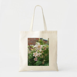 Tote Bag with bramble blossom