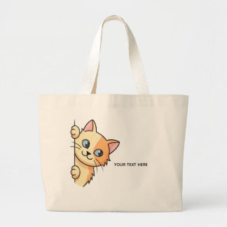 Tote bag with cat