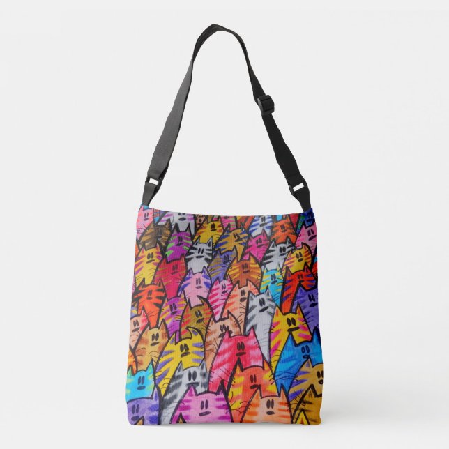 Tote bag with cats (Back)