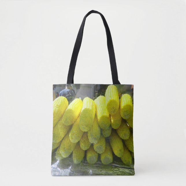 Tote Bag with corn on the cob (Front)