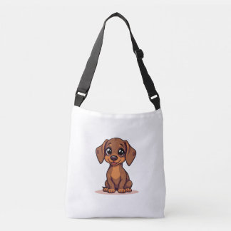 Tote bag with cute Dachshund