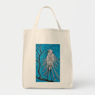 Tote Bag with Egret