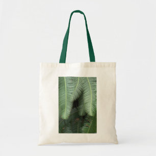 Tote Bag with Fern Motif