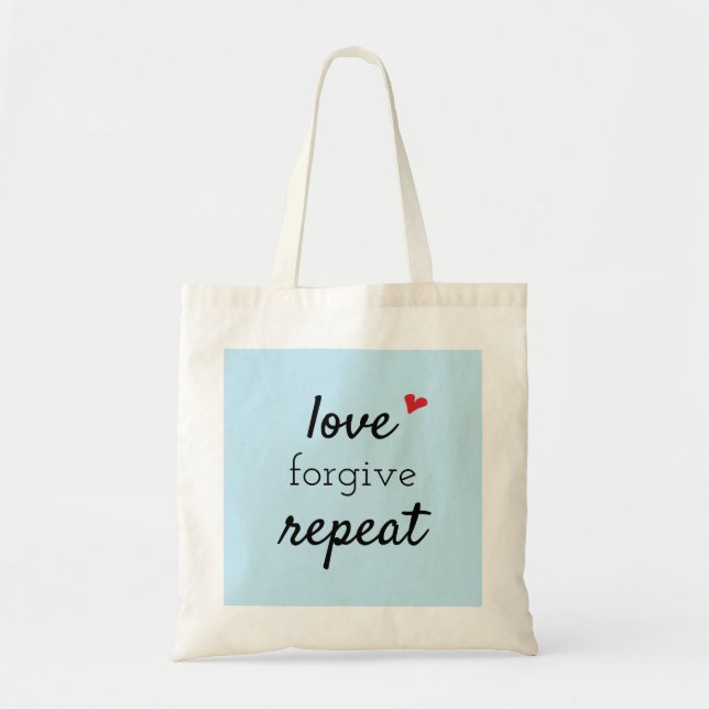 tote bag with inspirational message (Front)