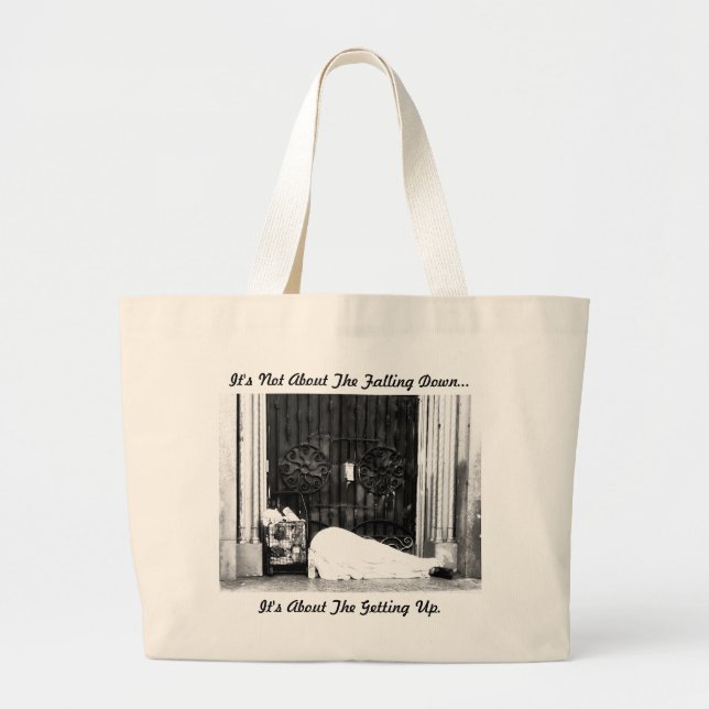 Tote Bag with inspirational quote. (Front)