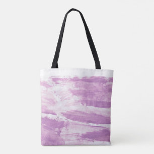 Tote Bag with Mauve Abstract Design