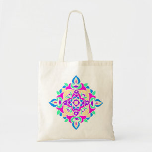 Tote Bag with Rangoli Pattern