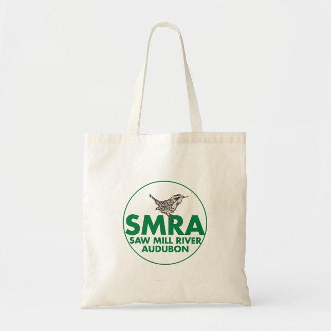 Tote Bag with Saw Mill River Audubon logo (Front)