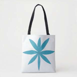 Tote Bag with Turquoise Star