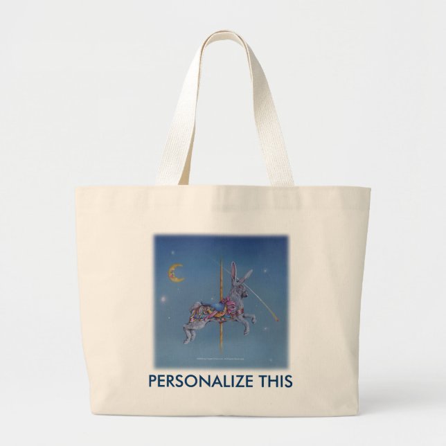 Tote Bags - Carousel Rabbit (Front)