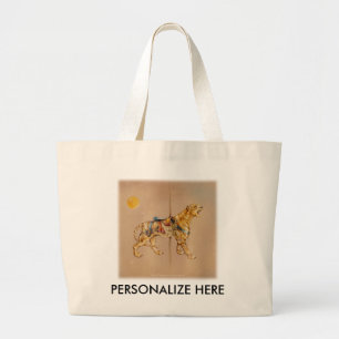 Tote Bags - Carousel Tiger