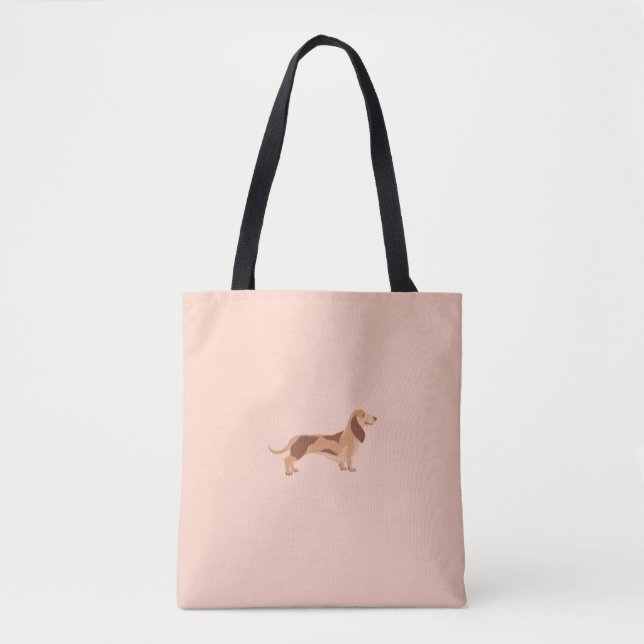 Tote bags dachshund dog cute (Front)